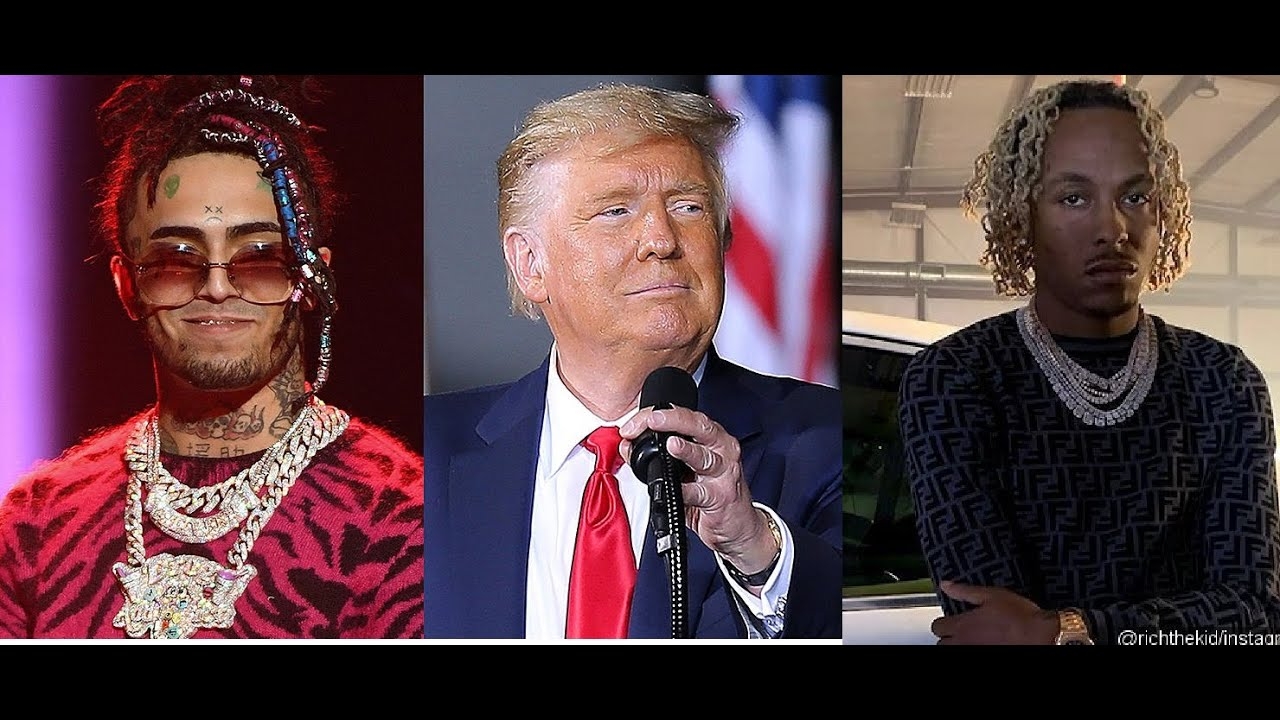 Lil Pump Gets Called 'lil Pimp' By Donald Trump & Goes On Stage While Rich The Kid Turns Trump Down