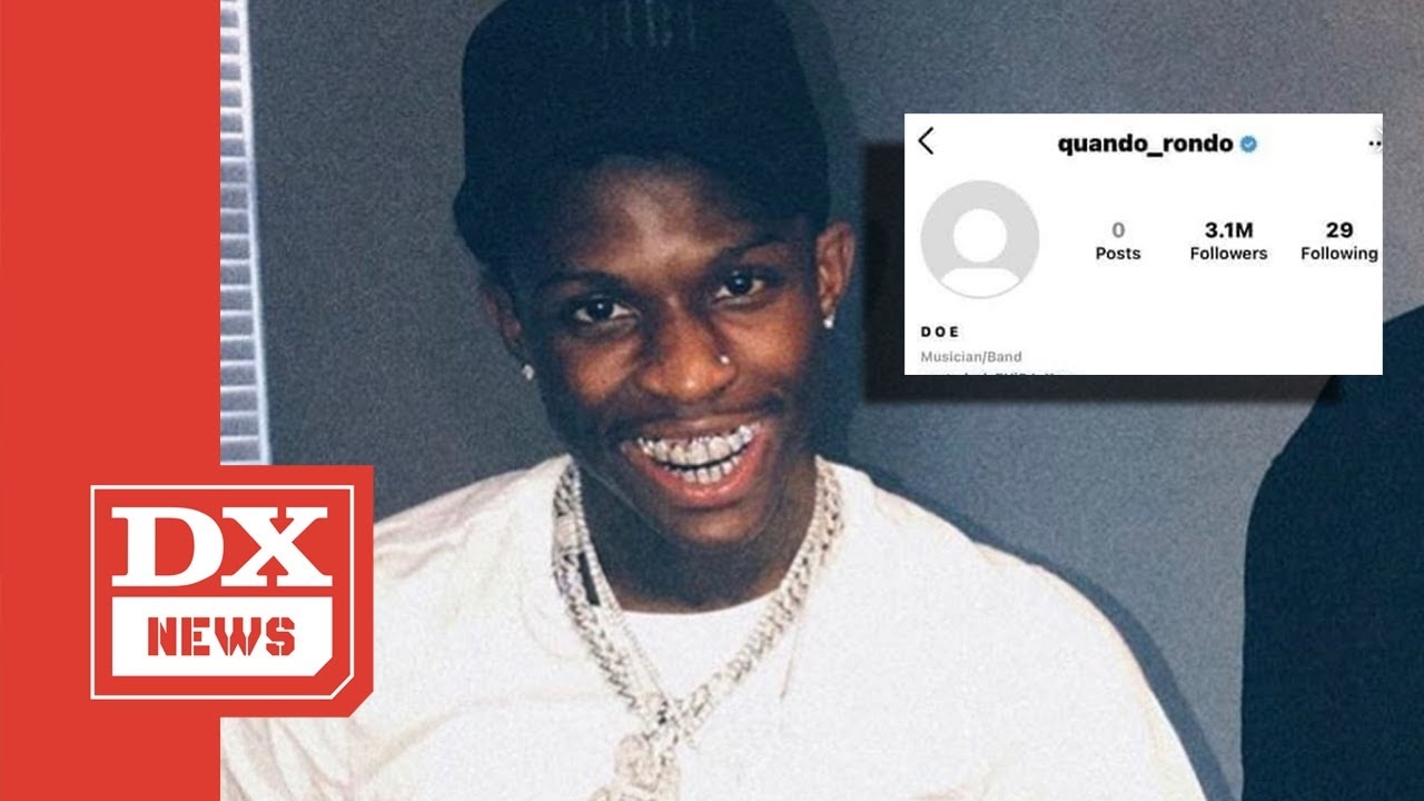 Quando Rondo Deactivates Ig Account After He's Accused Of Lying About Police Canceling His Show