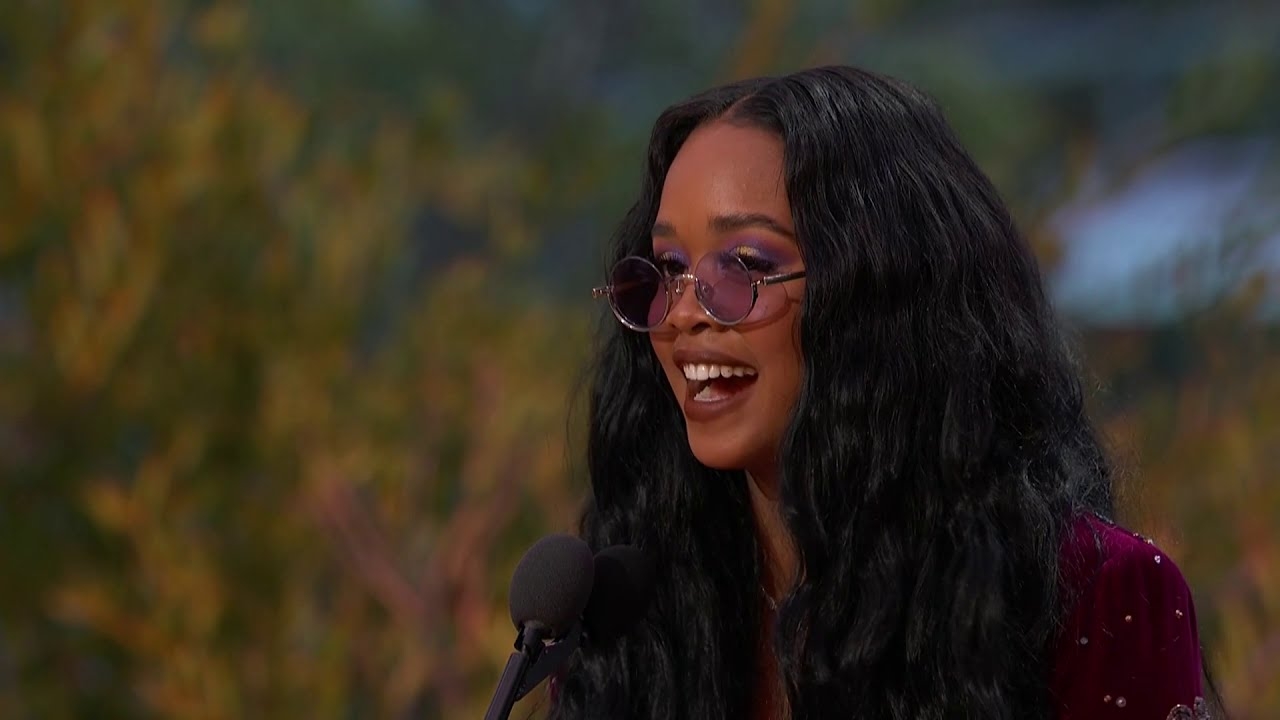 h.e.r. wins song of the year | 2021 grammy awards show acceptance speech
