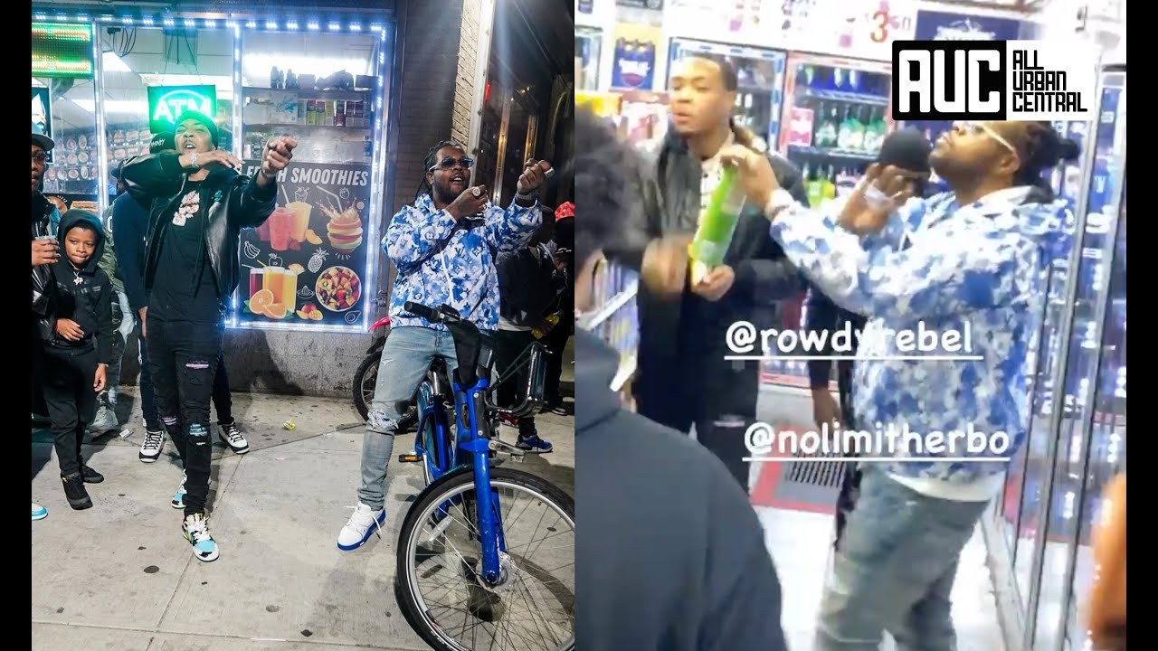 g herbo pulls up on rowdy rebel in the trenches of south harlem