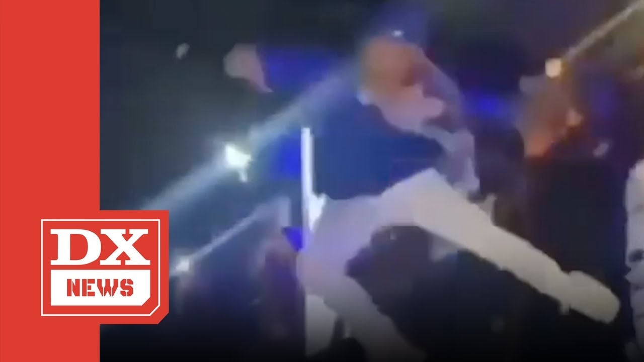 6ix9ine gets his hat taken and chain snatched on his first show post prison release