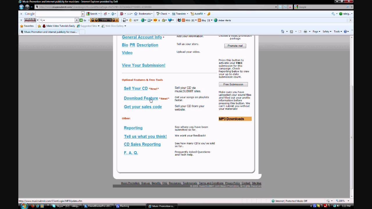 How to Submit Music to MyMusicSite.com Radio
