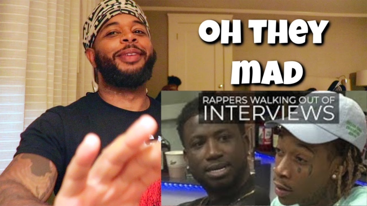 Rappers Walking Out Of Interviews | Reaction