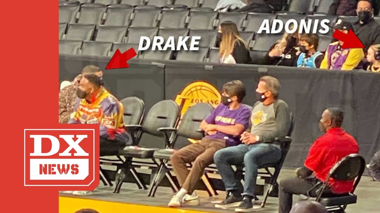 Drake Takes His Son Adonis To A Lakers Game... But Doesn't Sit Next To Him