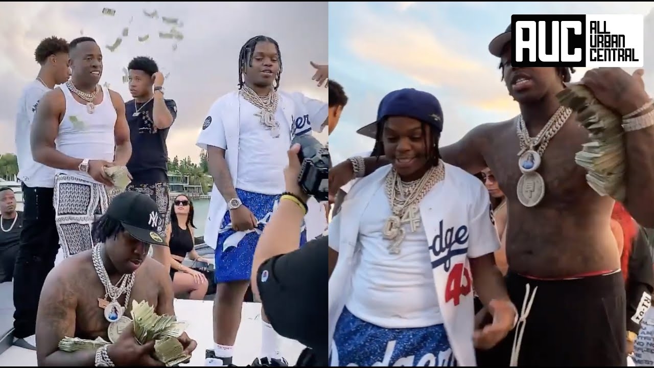 42 Dugg EST Gee & Yo Gotti Make It Rain $100 Bills In The Middle Of The Ocean