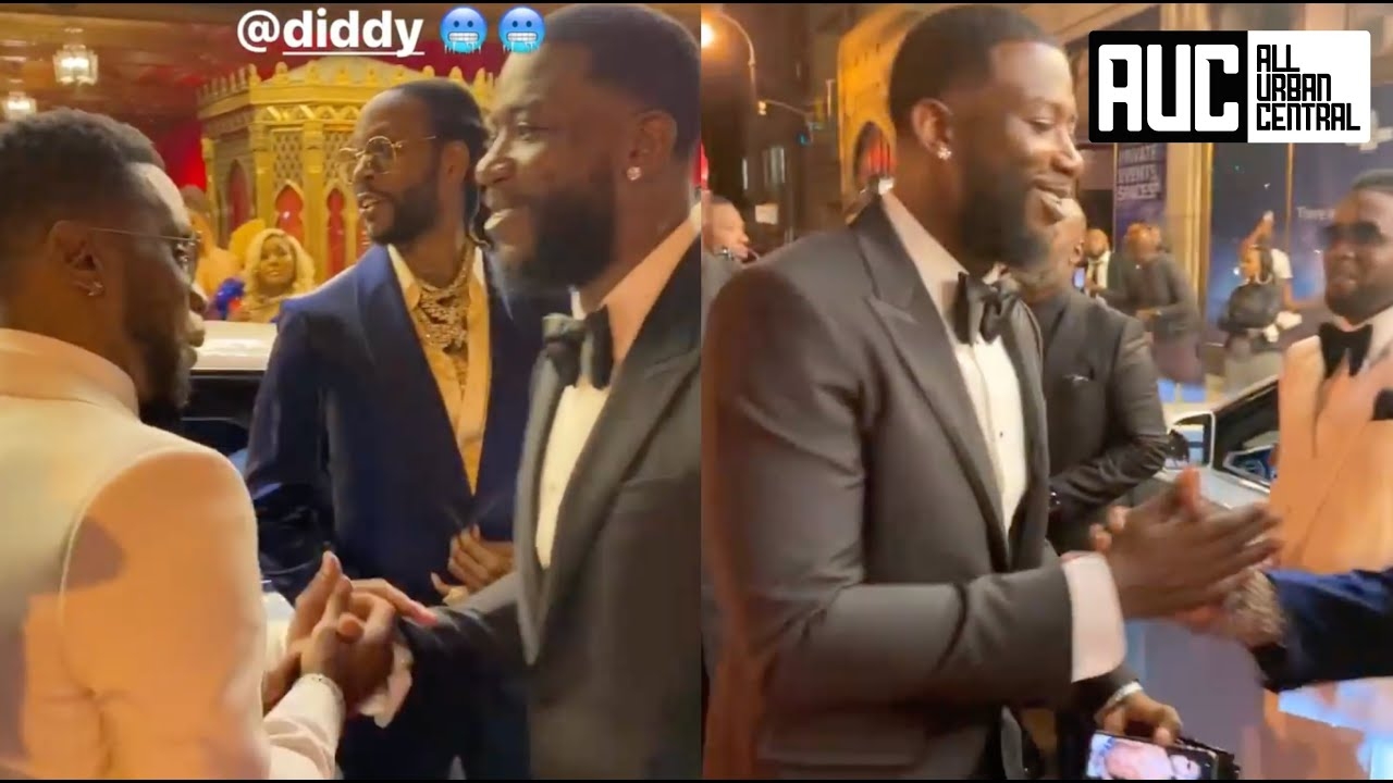 Gucci Mane Runs Into P Diddy At QC CEO Pierre Birthday Party
