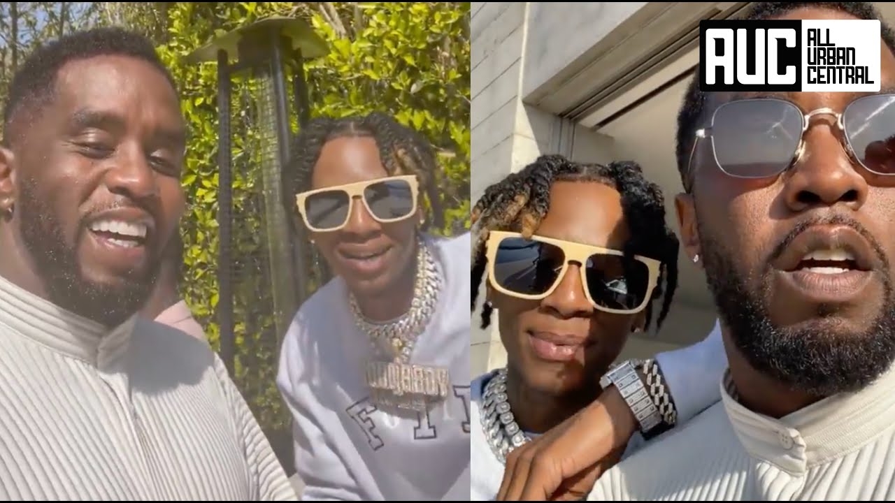 Soulja Boy Pulls Up On Diddy And Ray J At His Miami Mansion