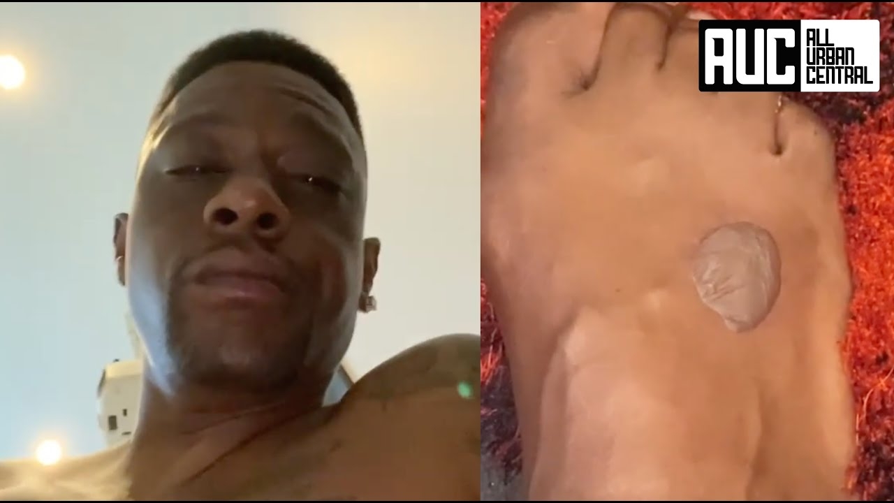 Boosie In Pain After Finding A Boil On His Foot Calling All Nurses For Help