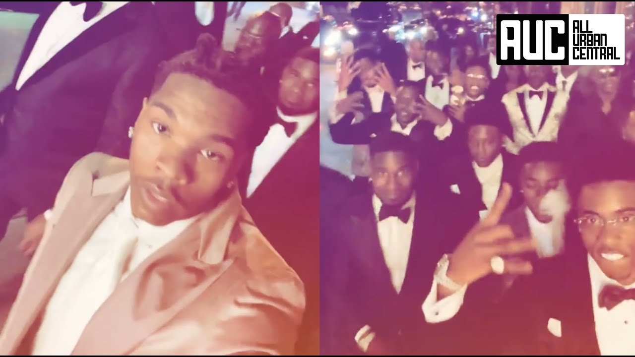 Lil Baby Makes Entire 4PF Dress Suit And Tie For QC Pierre Birthday Party