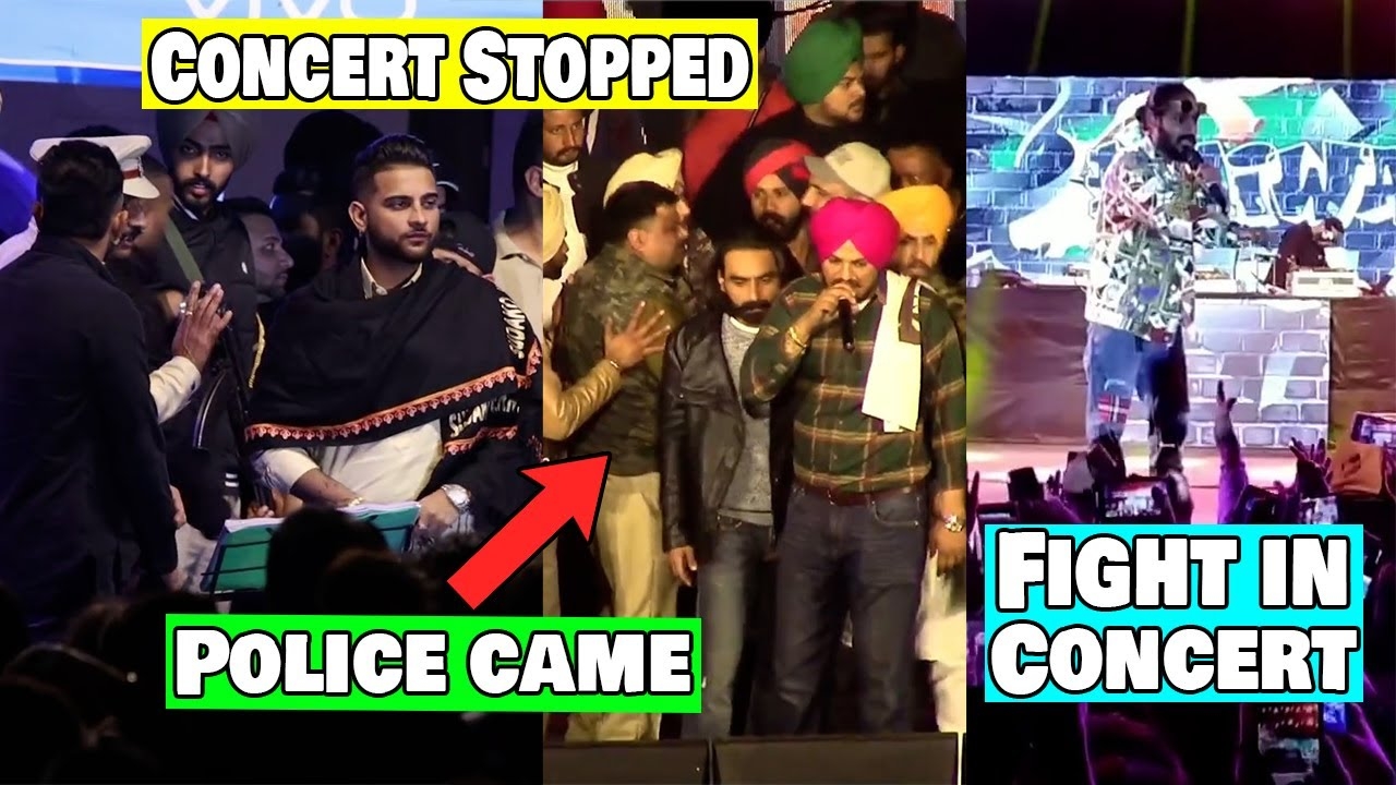 8 Punjabi Singer/Rappers Whose Live Concert Stopped by Police | Sidhu Moosewala,Emiway Bantai,Divine