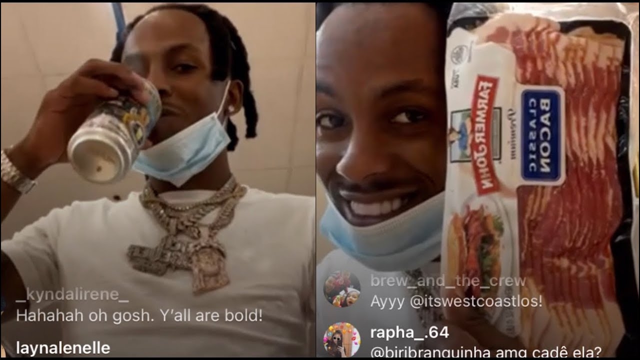 Rich The Kid Drinks Beer In Grocery Store After Going Off On Employee