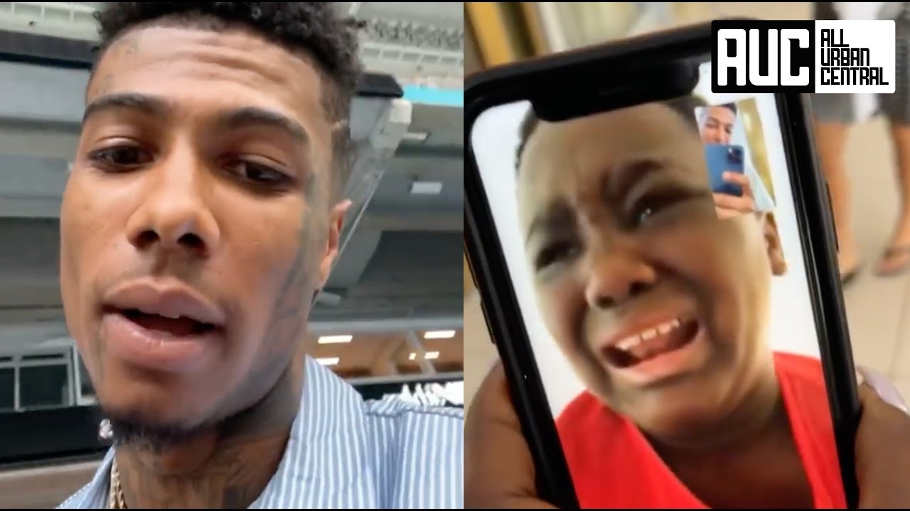 Blueface Makes Fan Cry After Going On FaceTime With Him