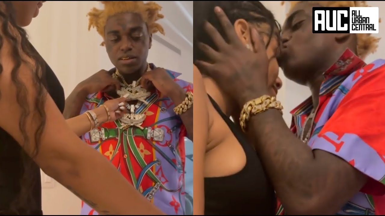 Kodak Black Girlfriend Blesses Him With A 10Pt Diamond Chain For His Birthday