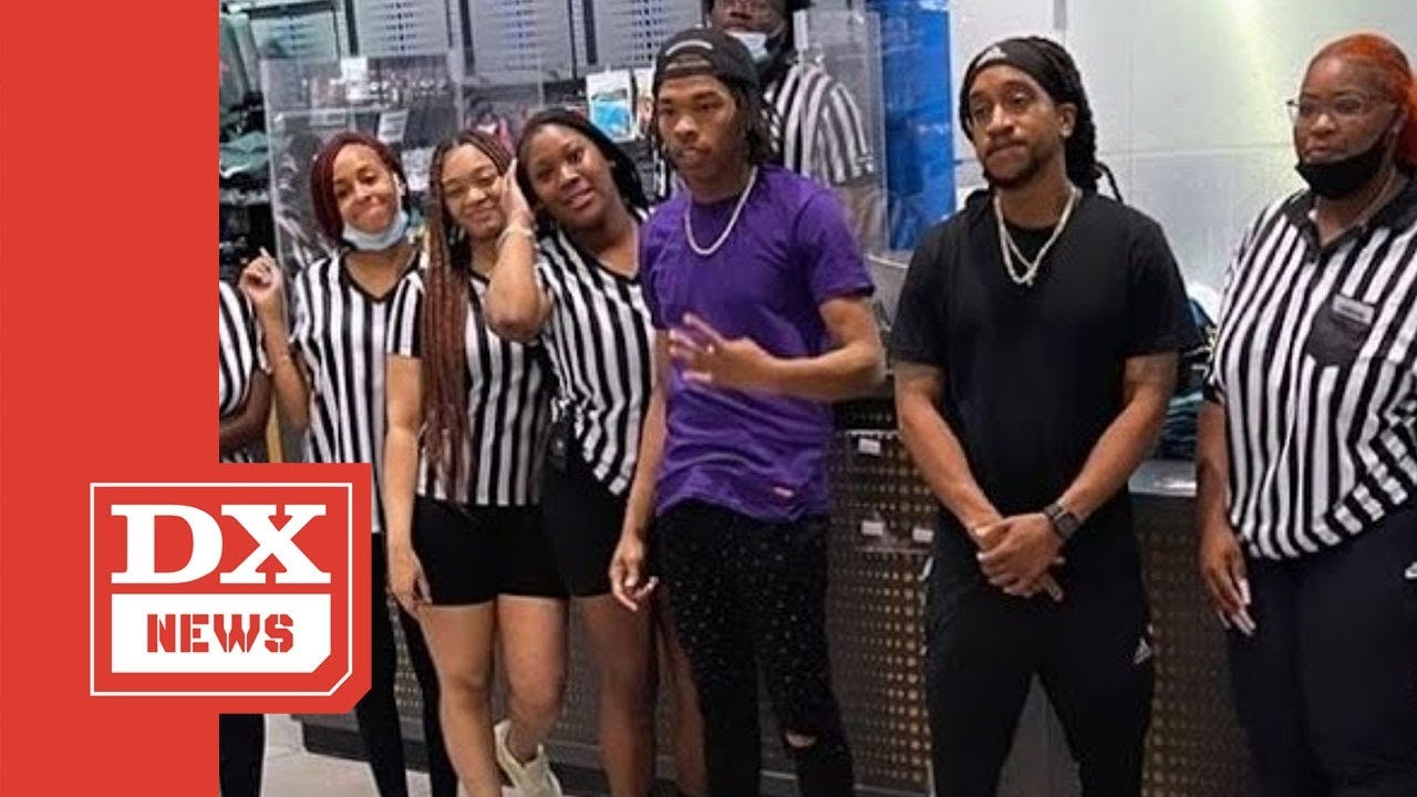 Lil Baby Bought Out An Entire Foot Locker For His Community