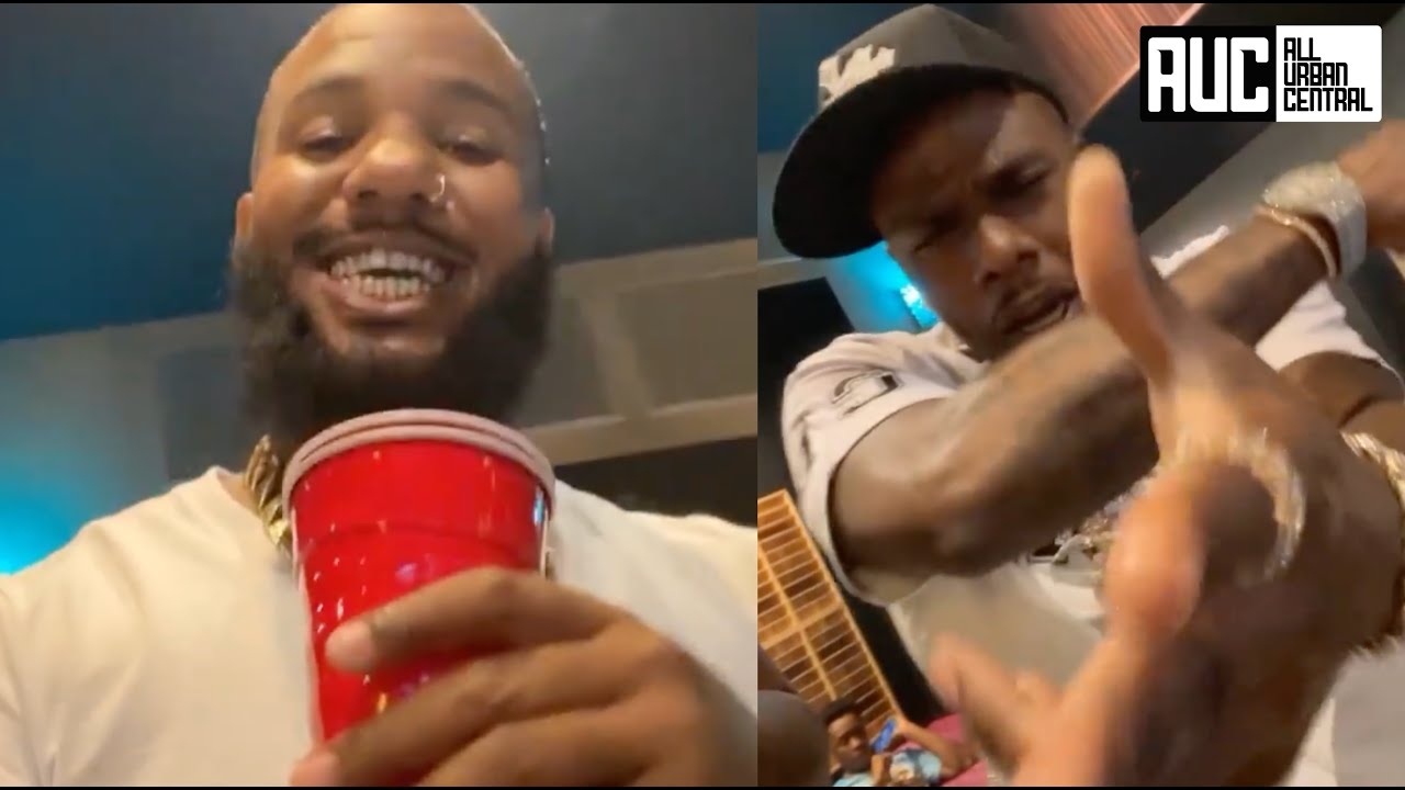 The Game Pulls Up To DaBaby Studio Session With New Diamond Teeth To Record A Banger