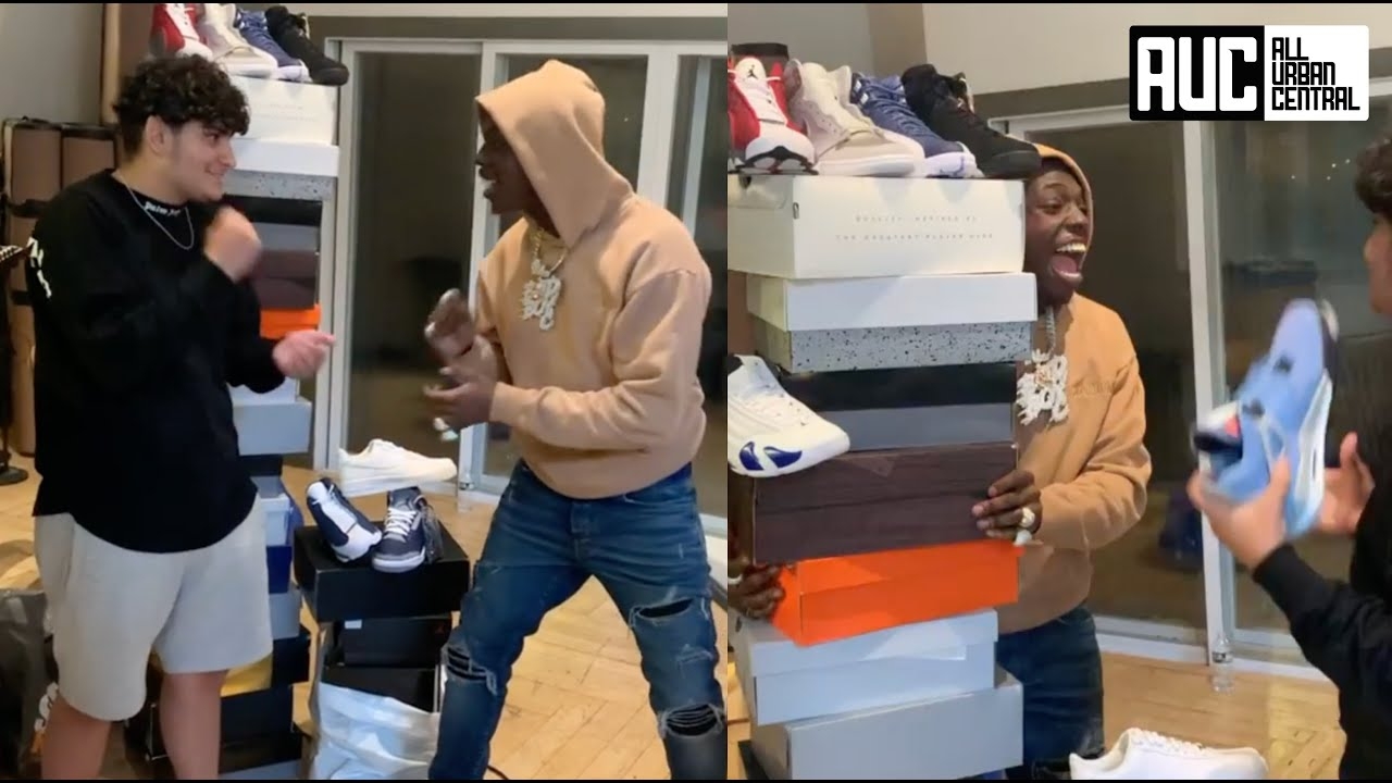 Bobby Shmurda Wins $12K Worth Free Shoes After Beating Sneaker Plug In Rock Paper Scissors