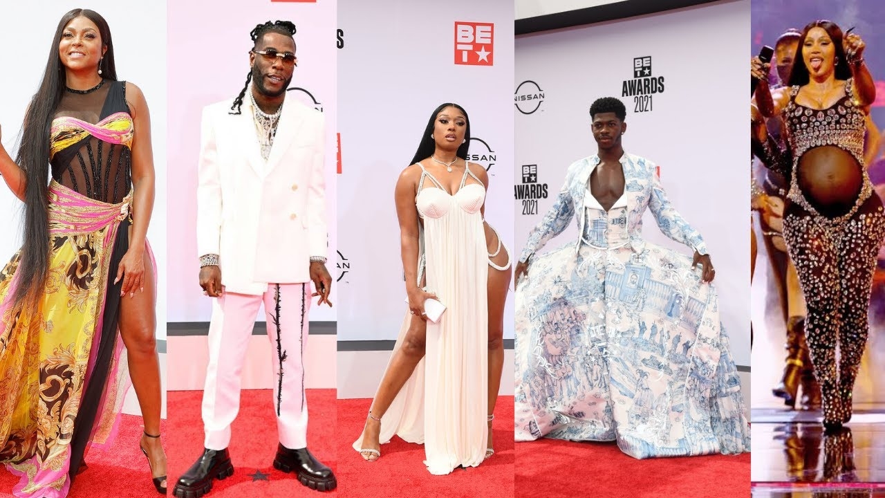 BET AWARDS RED CARPET FASHION 2021