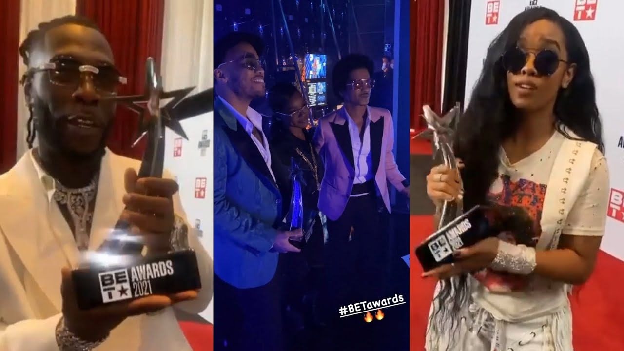 BET AWARDS 2021 WINNERS: Burna Boy, HeriMusic, Bruno Mars...