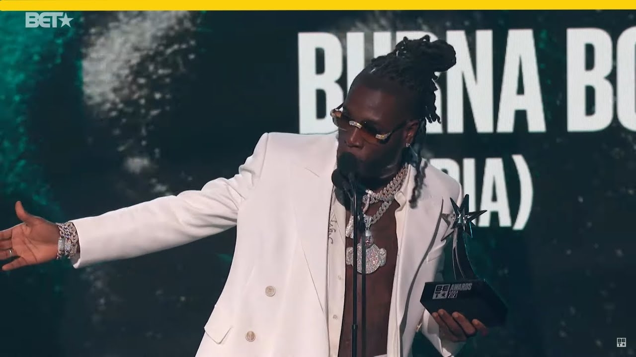 Burna Boy Defeats Wizkid to Win BET Best International Act Award 2021