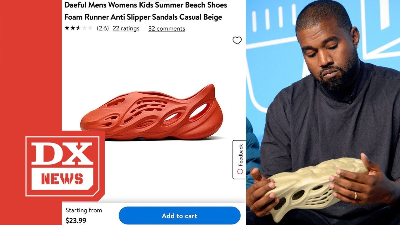 Kanye West Sues Walmart For Completely Copying Yeezy Foam Runners