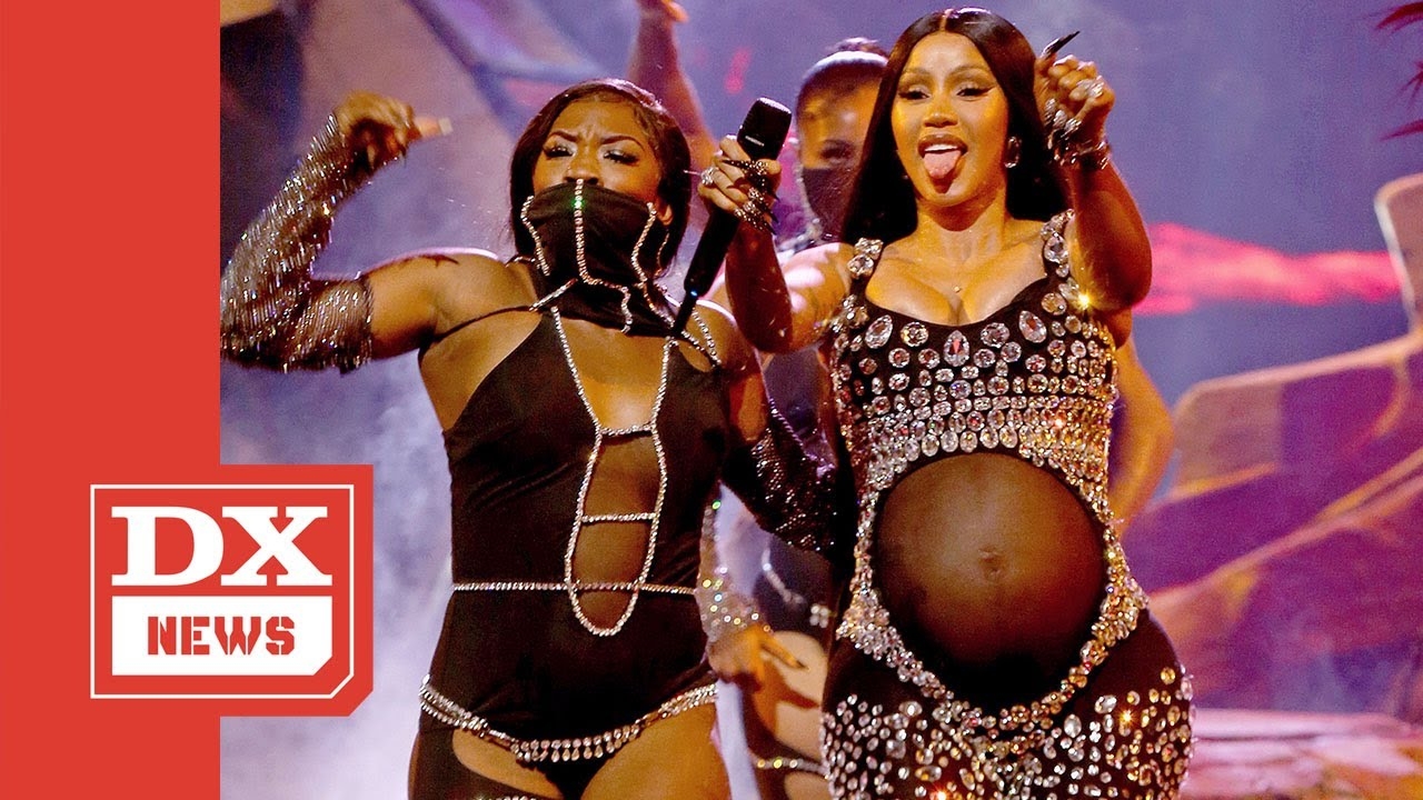 Cardi B Reveals Pregnant Belly During BET 2021 Performance With Migos