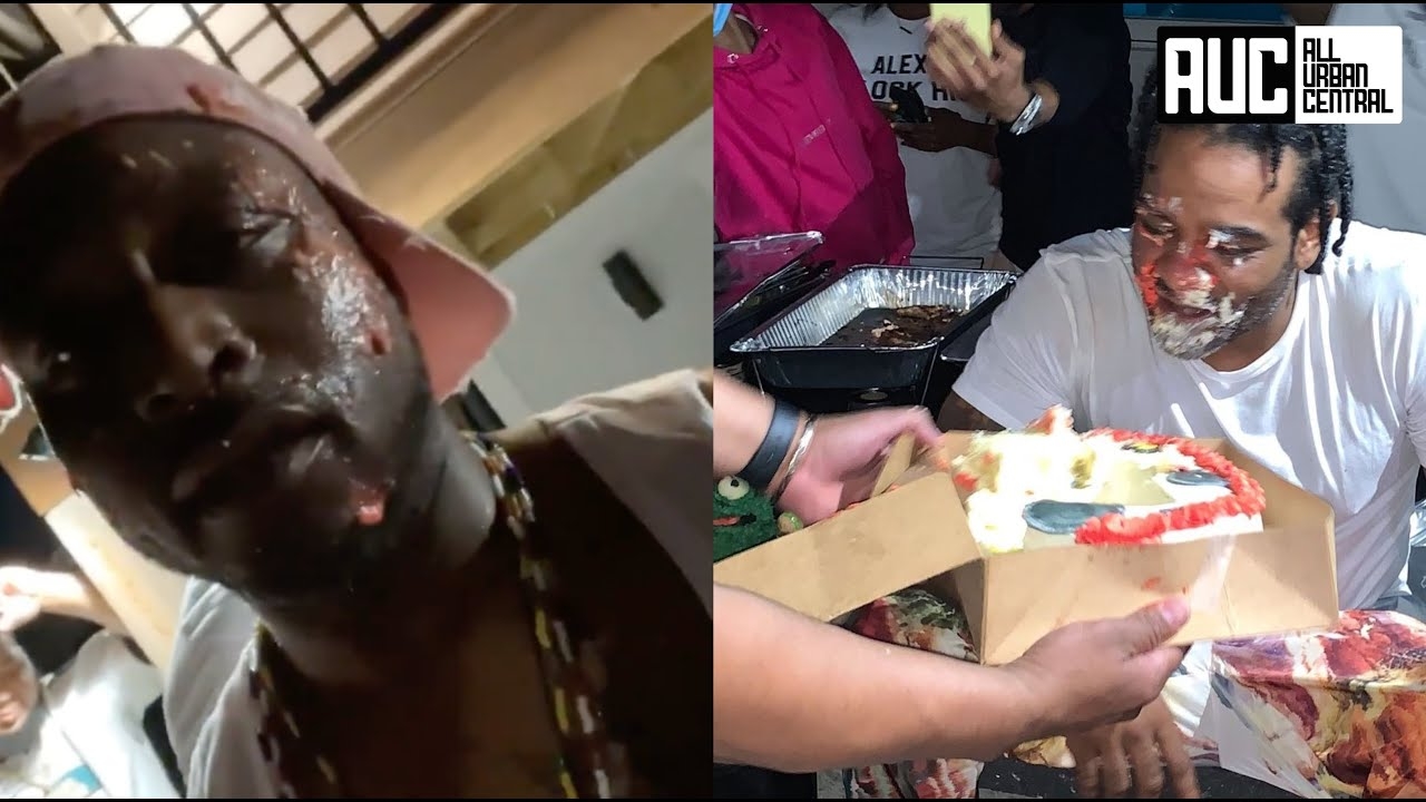 Freekey Zekey Smashes Cake In Jim Jones Face At His Birthday Party