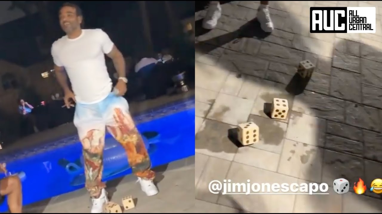 Jim Jones & Alpo Shoot Craps With The Worlds Biggest Dice At His Bday Party