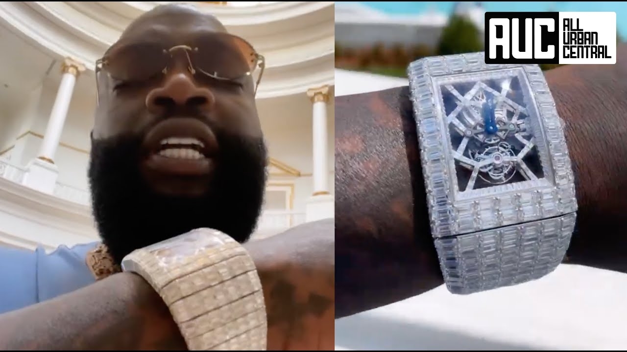 Rick Ross Shows Off $2M Diamond Watch Jacob The Jeweler Blessed Him With