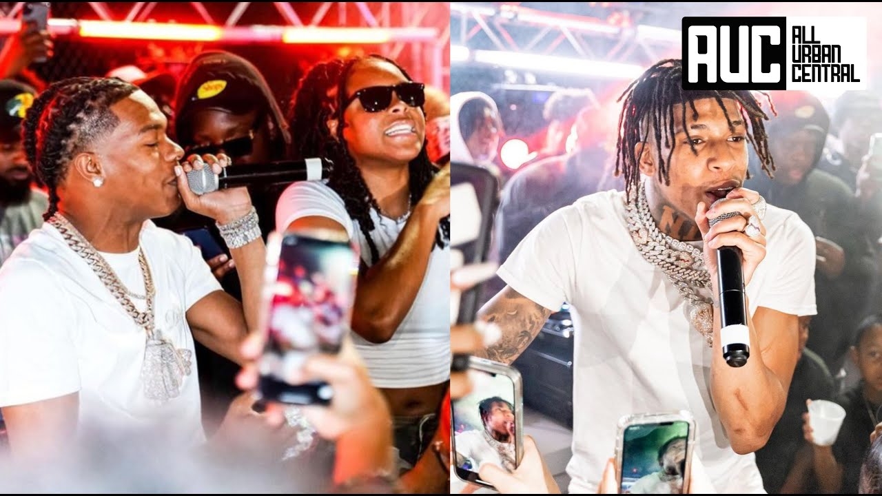 Lil Baby NLE Choppa Moneybagg Yo Perform At Sweet 16 For Zach Randolph Daughter Birthday