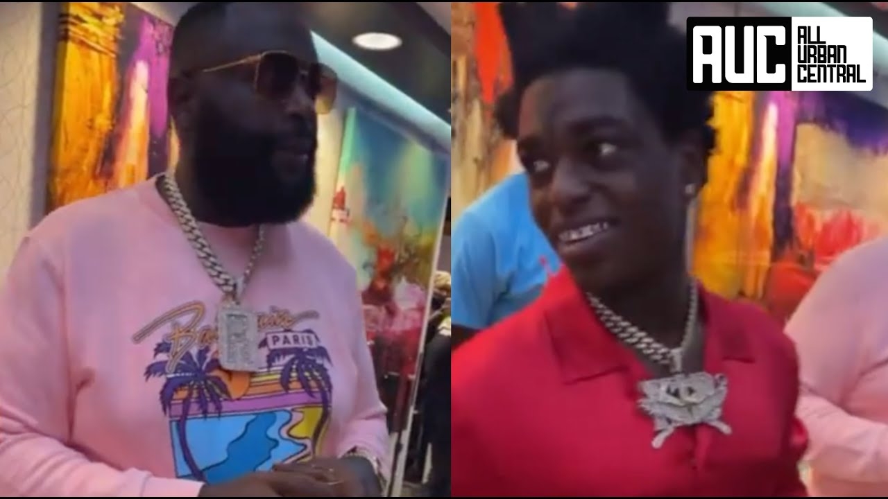 Kodak Black Runs Into Rick Ross In Miami Party Together For Haitian Day