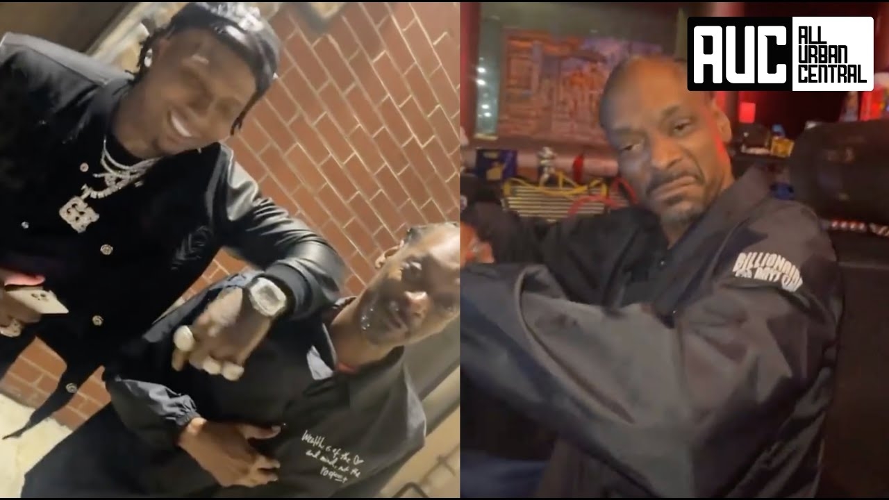 Moneybagg Yo Pulls Up On Snoop Dogg Studio Session In LA