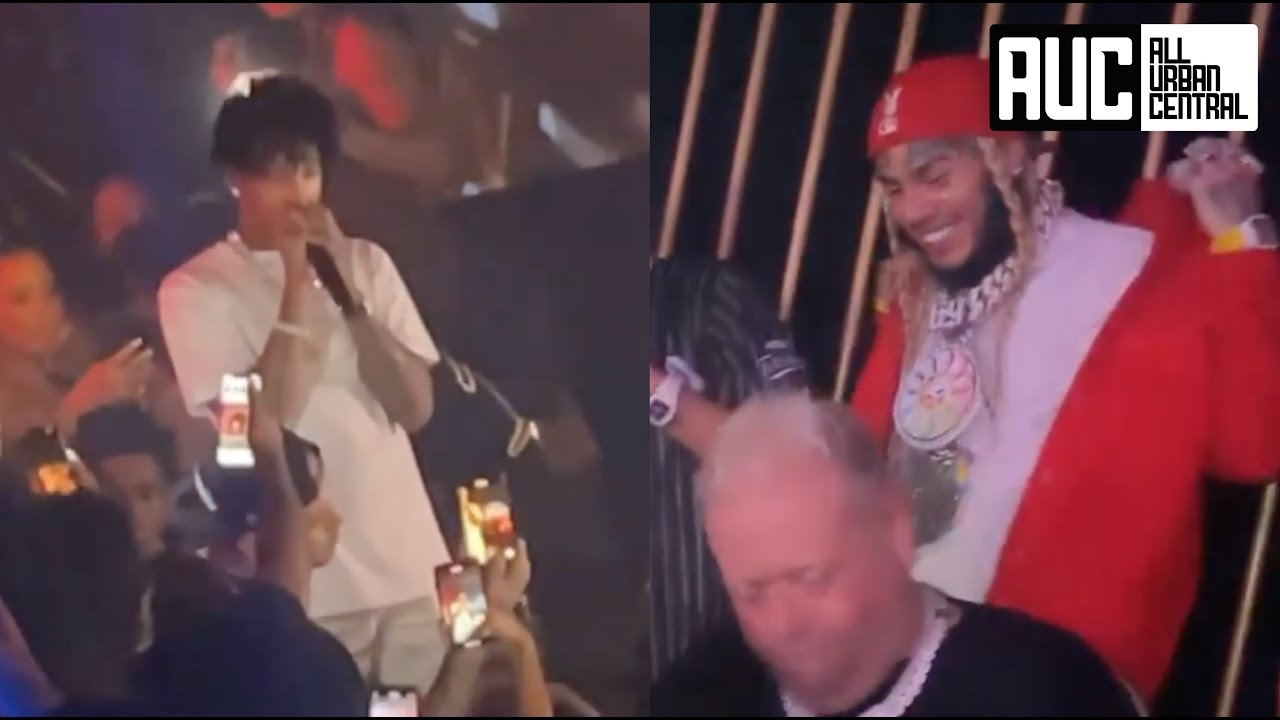 6ix9ine Parties In The Same Club As 21 Savage With No Problems