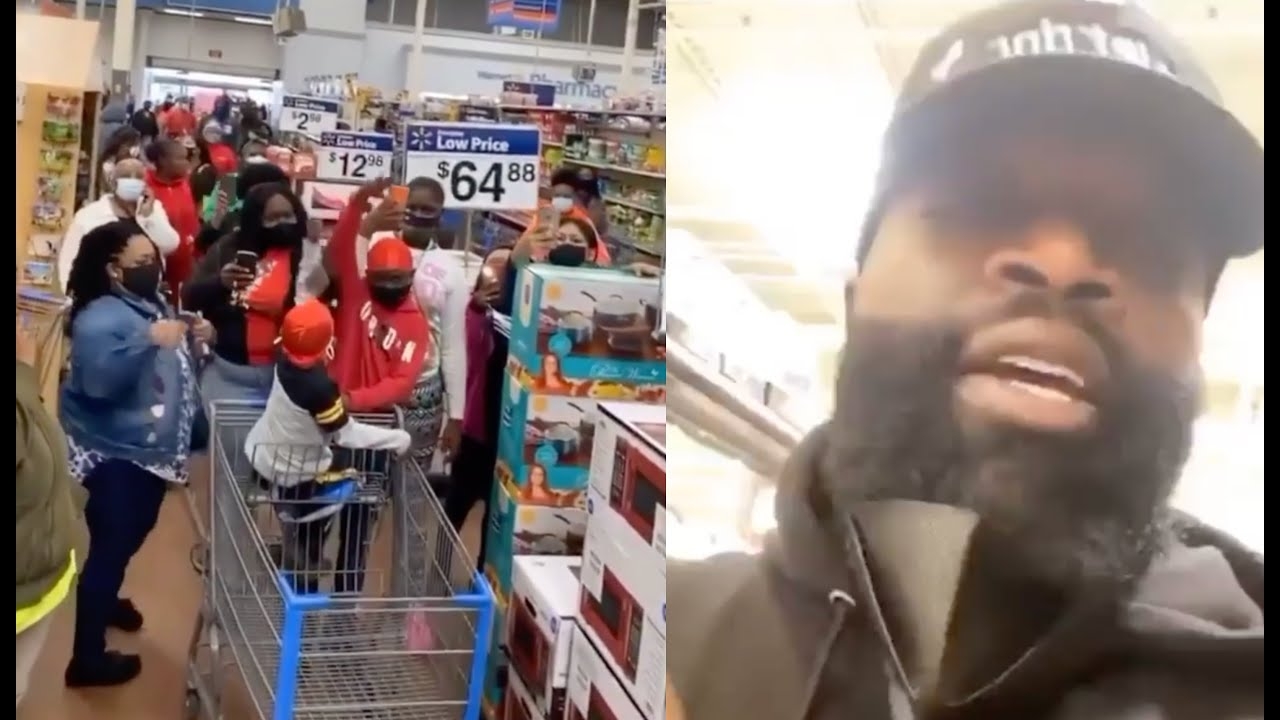 Rick Ross Buys Out The Entire Walmart In Mississippi For Shoppers To Get Anything They Want