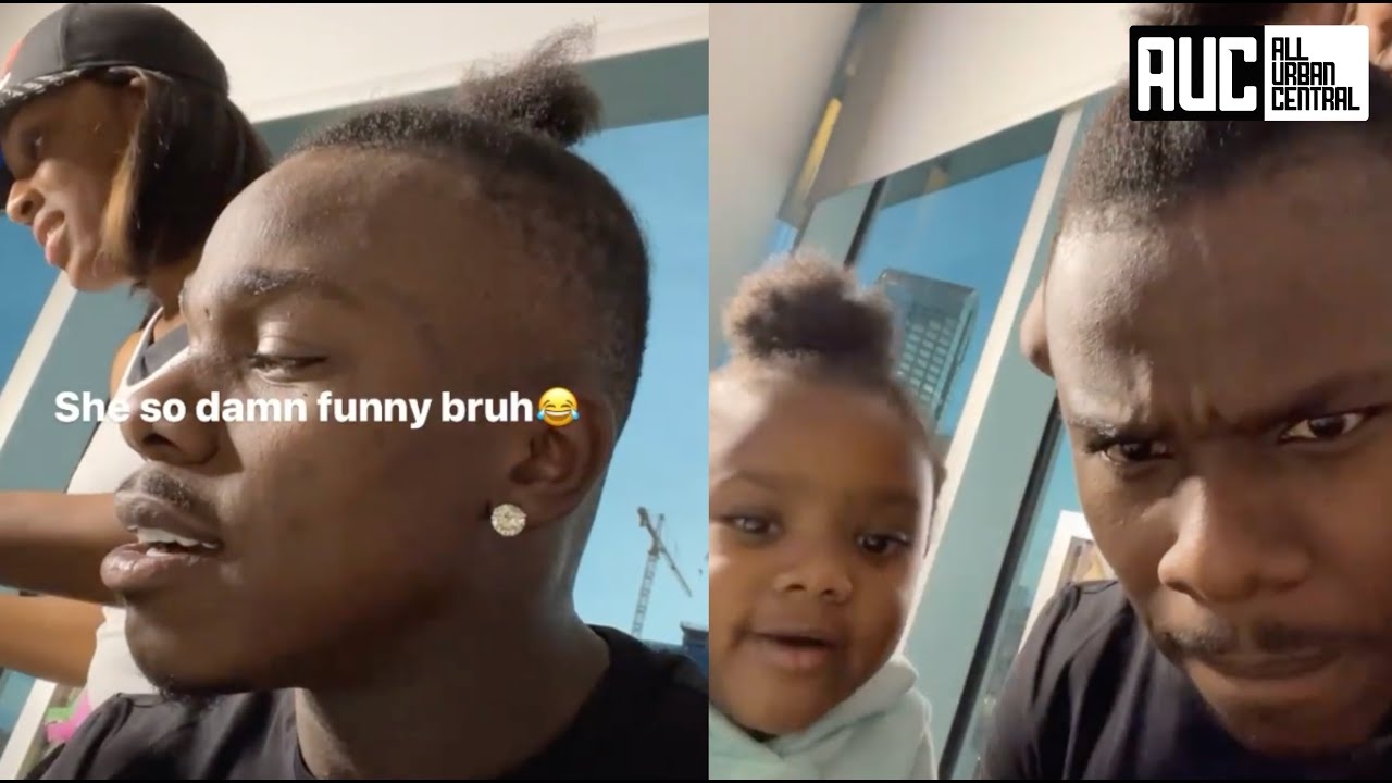 DaBaby Daughter ROAST Him For Wearing Ponytail Hair Style
