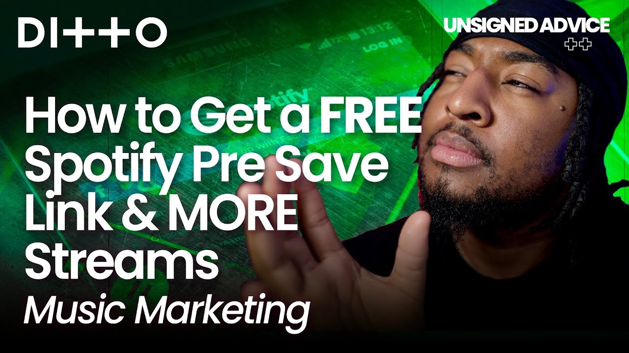 How to Get a FREE Spotify Pre Save Link & MORE Streams | Music Marketing | Ditto Music