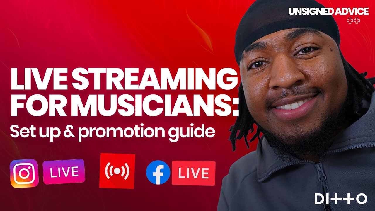 Live Streaming for Musicians | How to Setup a Live Music Stream FOR CHEAP! | Ditto Music