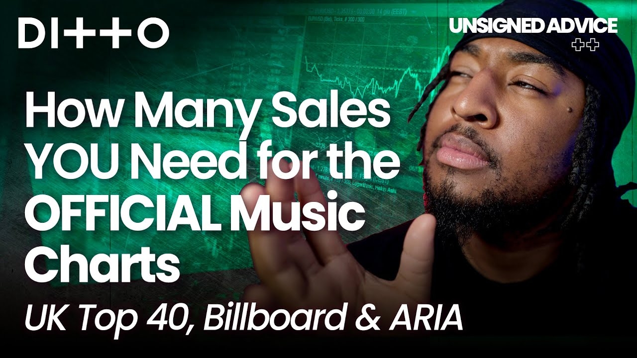 How Many Sales YOU Need for the OFFICIAL Music Charts | UK Top 40, Billboard & ARIA | Ditto Music