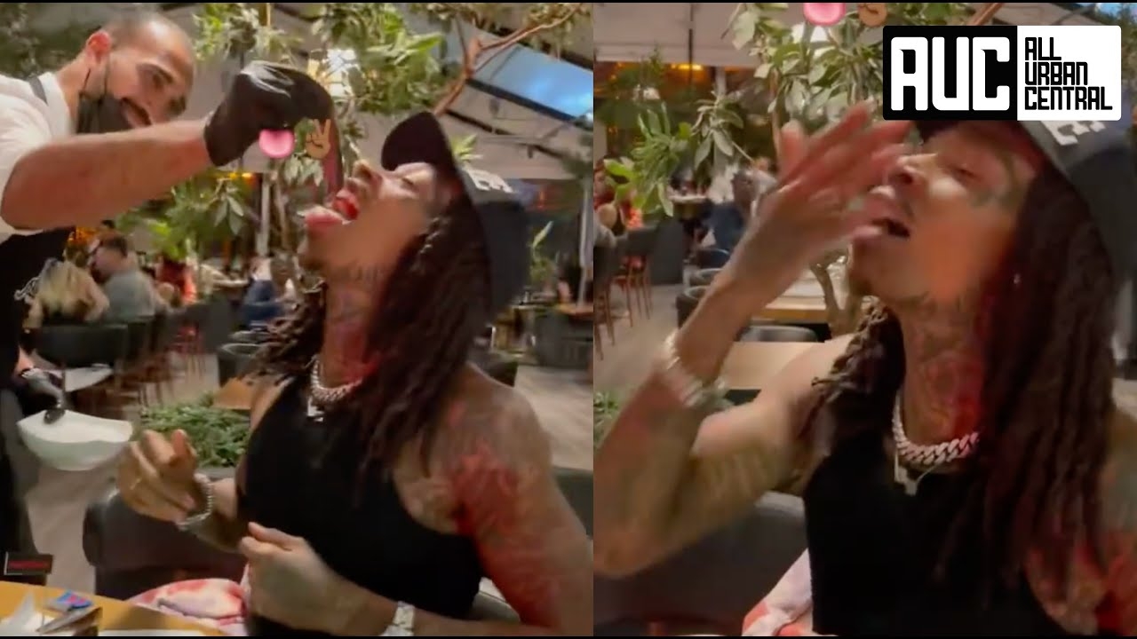 Wiz Khalifa Has No Shame Taking Meat From Chef On His Birthday