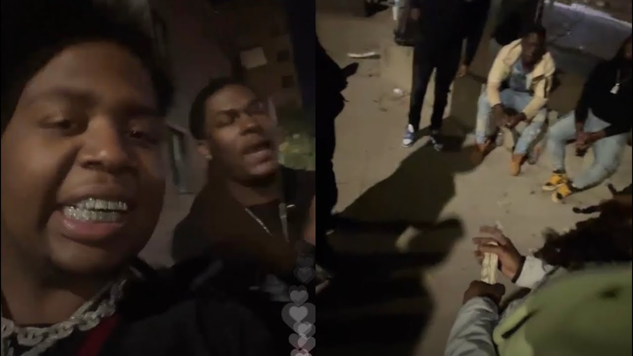 Big 30 Spends The Night On O Block With MuWop Steps Through Dice Games With His Jewelry On