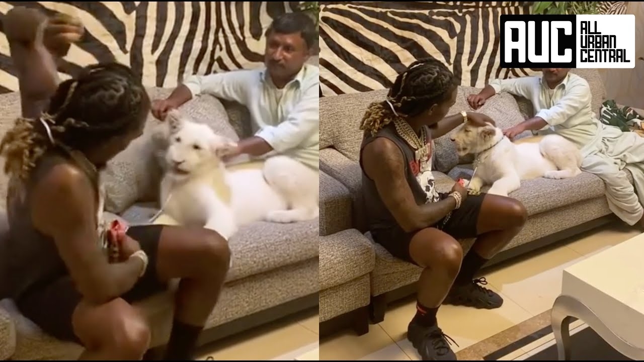 Offset Scared After Almost Getting Attacked By A Pet Lion In Dubai