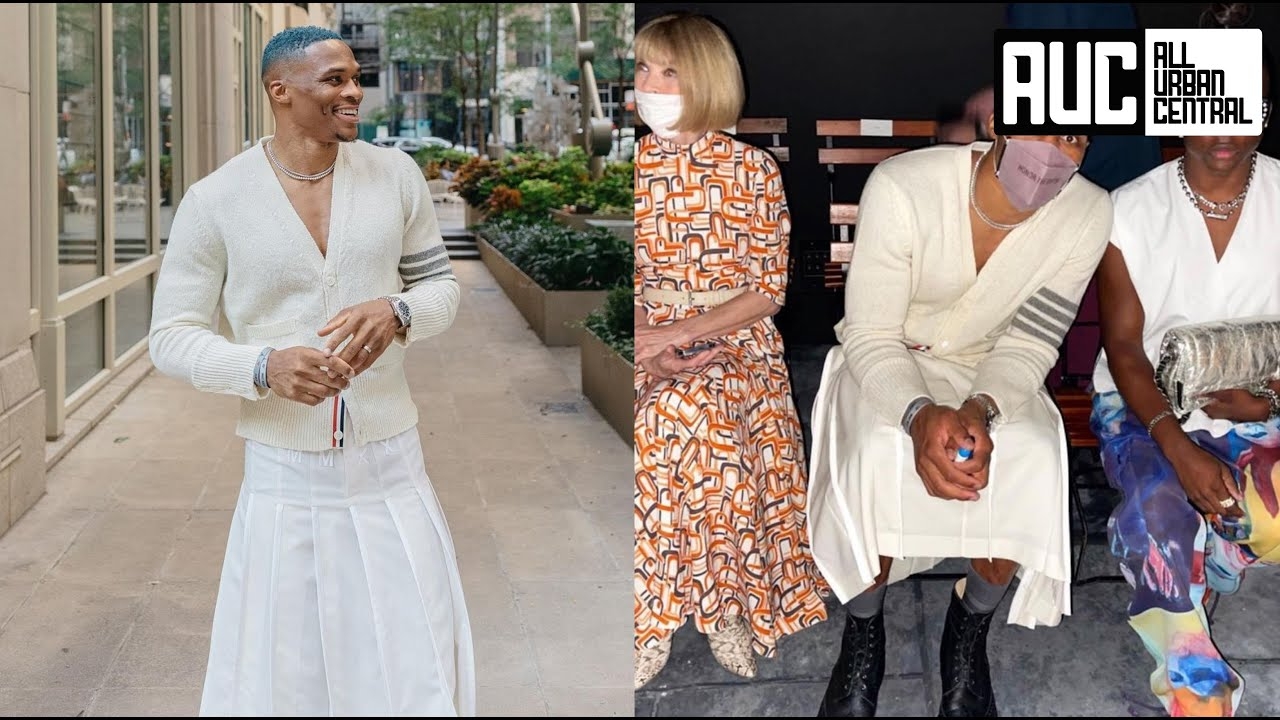 Russell Westbrook Wears A Skirt To NYFW