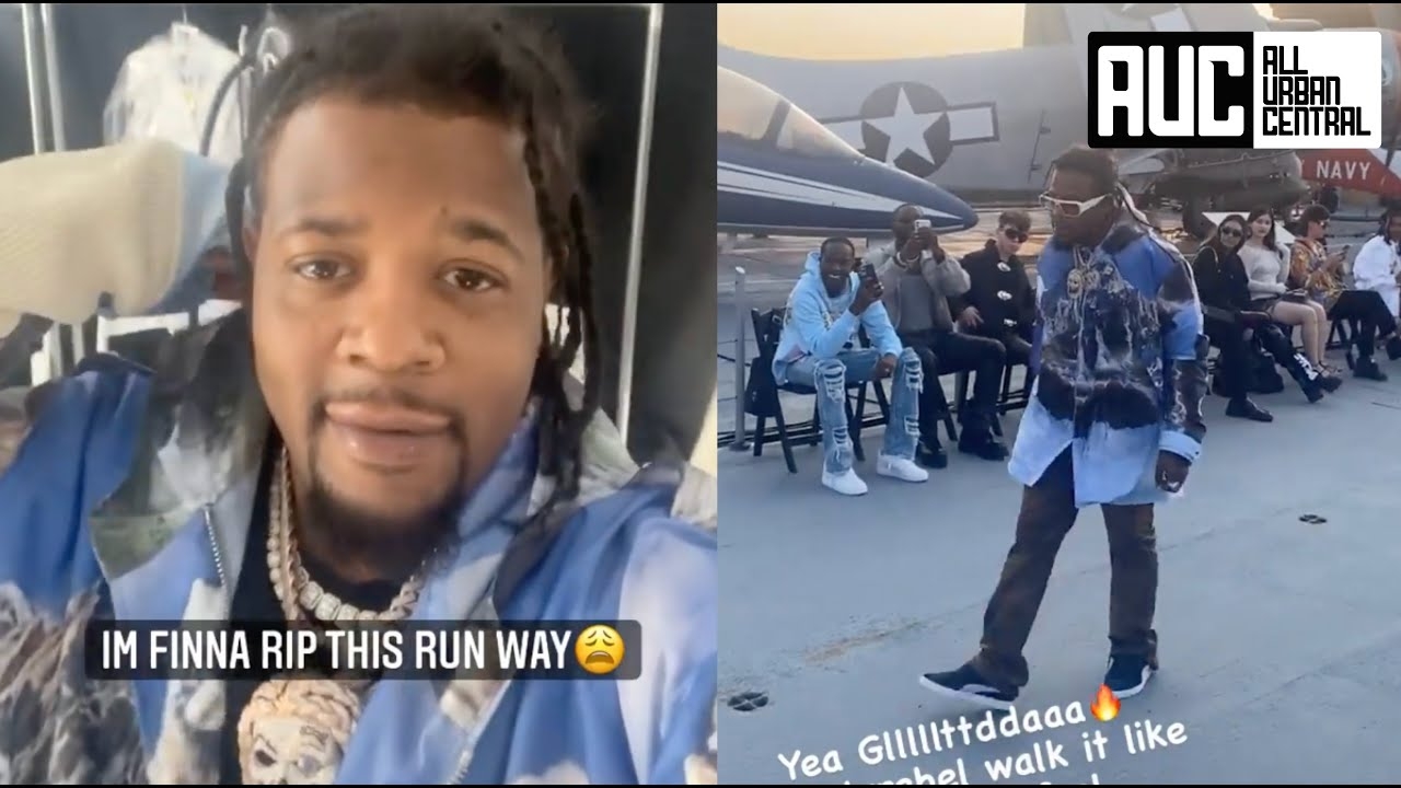 Rowdy Rebel Modeling On A Navy Ship For New York Fashion Week