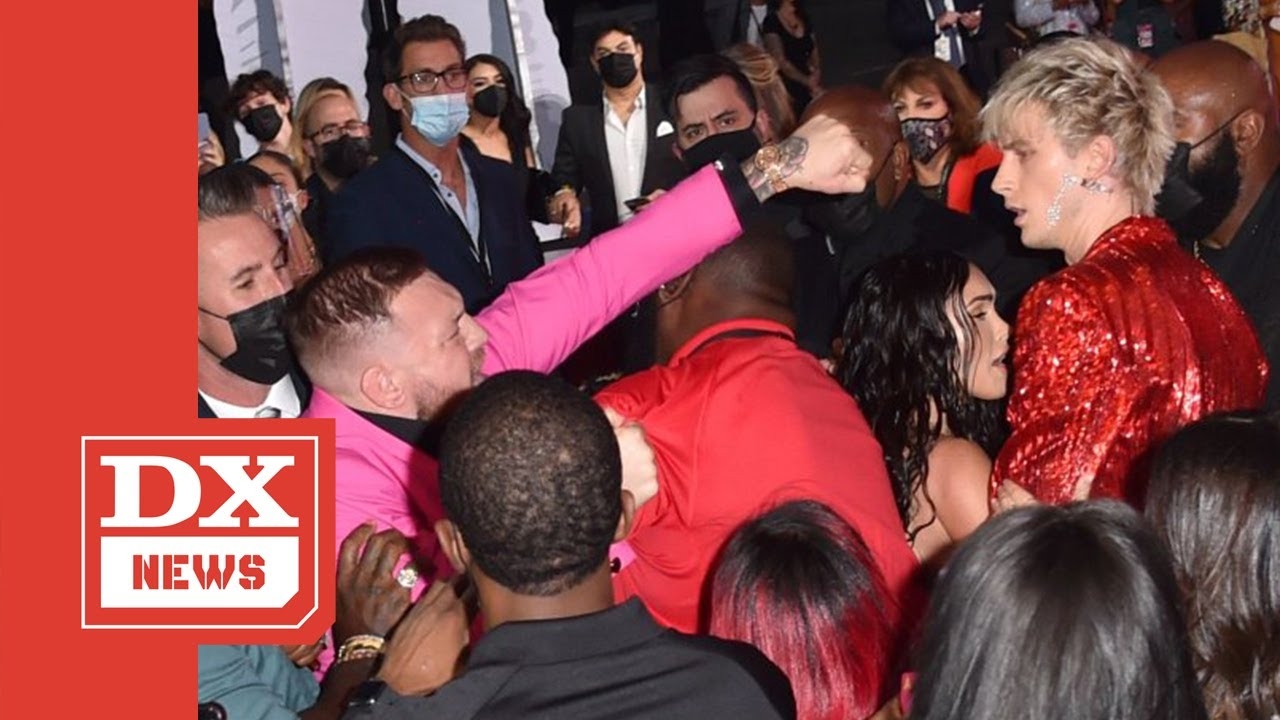 Machine Gun Kelly & Conor McGregor Squared Up At The VMAs