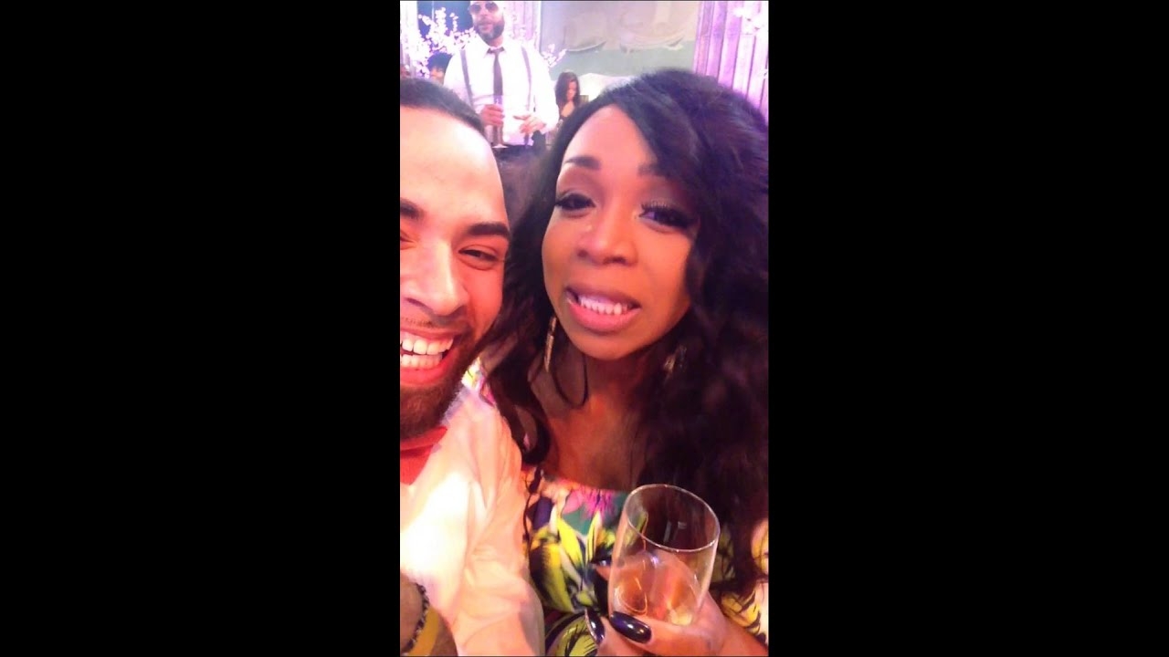 Antonio Velaz & Tiffany New York Pollard @ Lil Kim Baby Shower