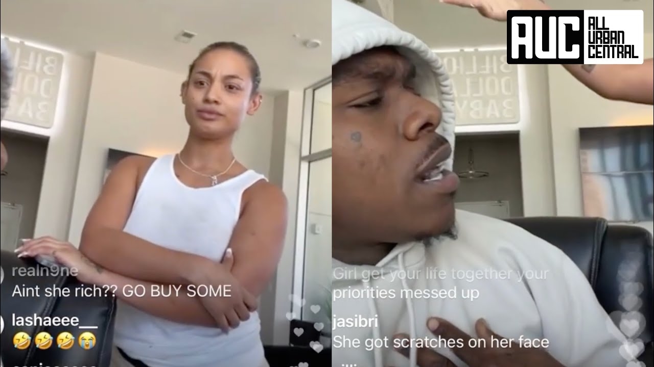 Things Go Left After Danileigh Walks In On DaBaby Calling Her A Side Chick On Live