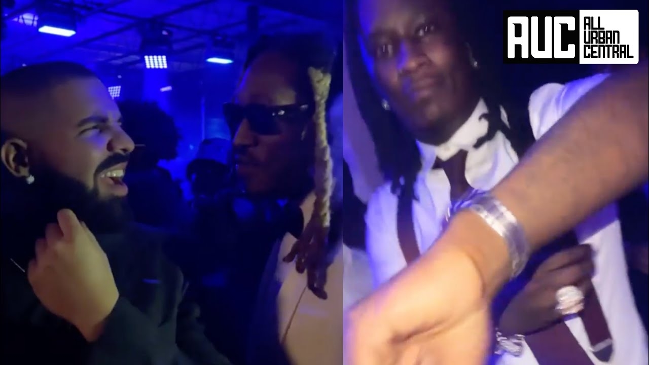 Drake & Young Thug Pull Up On Future At Surprise Birthday Party