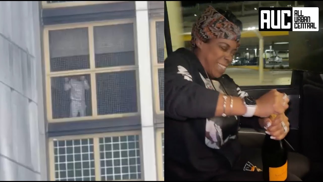 Pooh Shiesty Mom & Girlfriend Pull Up To Prison To Celebrate His Birthday From Cell Window