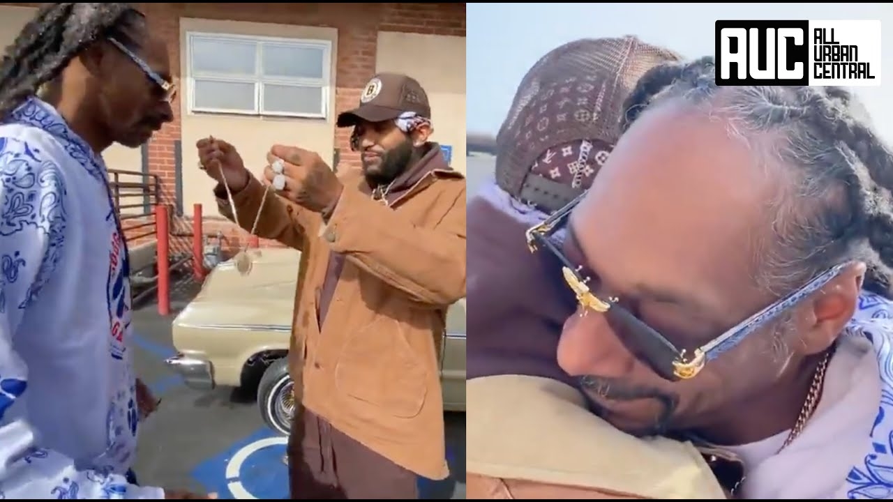 Snoop Dogg Gets Emotional After Joyner Lucas Blesses Him With Chain After His Mom Passed Away