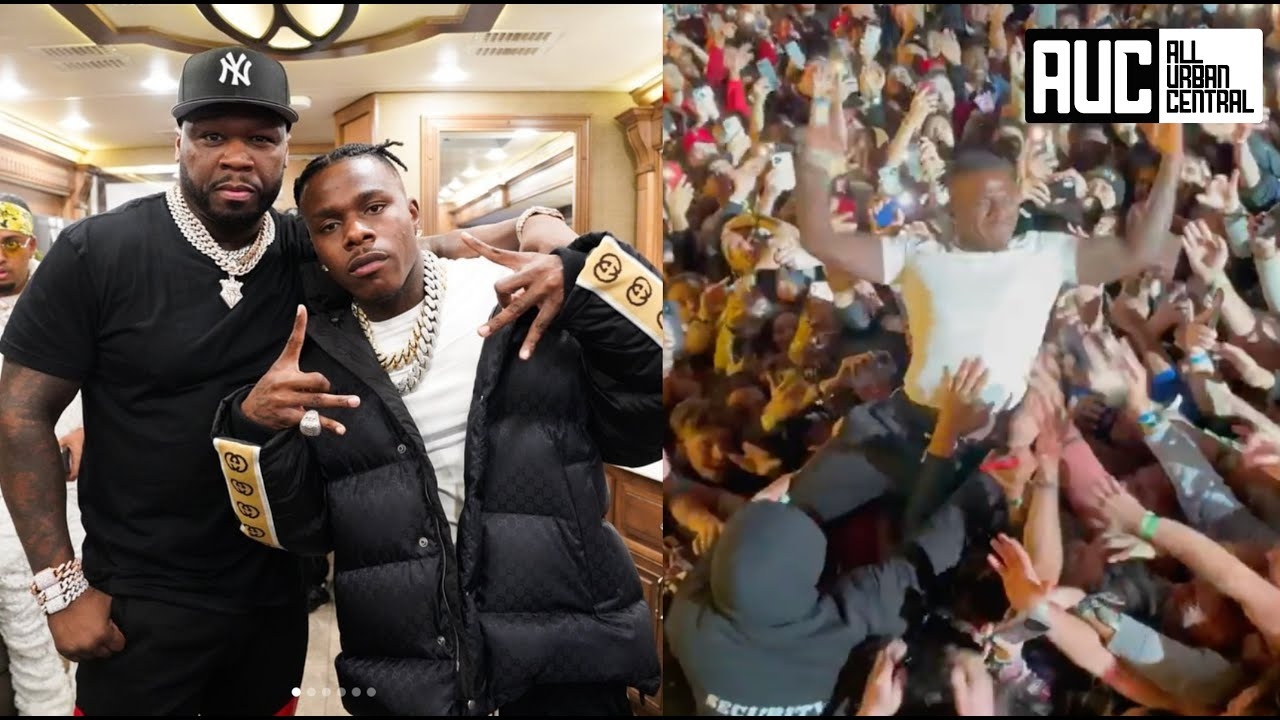 50 Cent Brings Out DaBaby After Rolling Loud Didn't Invite Him To Perform At NYC Concert