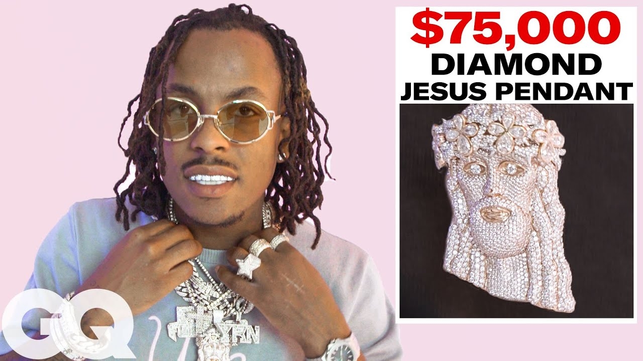 Rich the Kid Shows Off His Insane Jewelry Collection On the Rocks